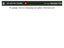 Tablet Screenshot of hygrassfarms.com